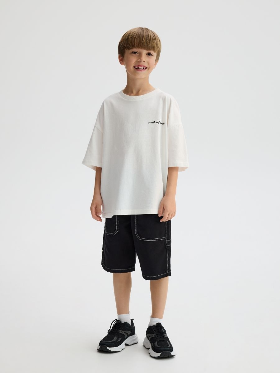 T-shirt with print - cream - RESERVED - 5