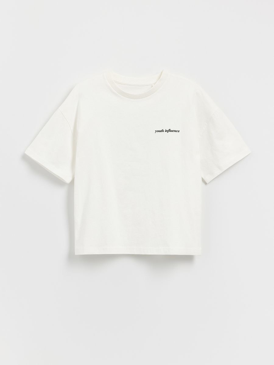 T-shirt with print - cream - RESERVED - 3