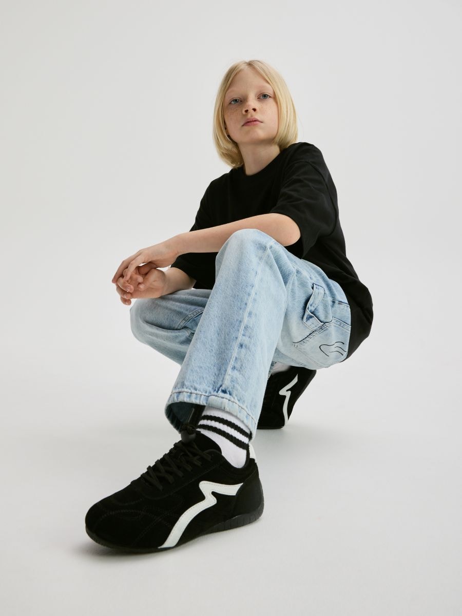Leather trainers - black - RESERVED - 5