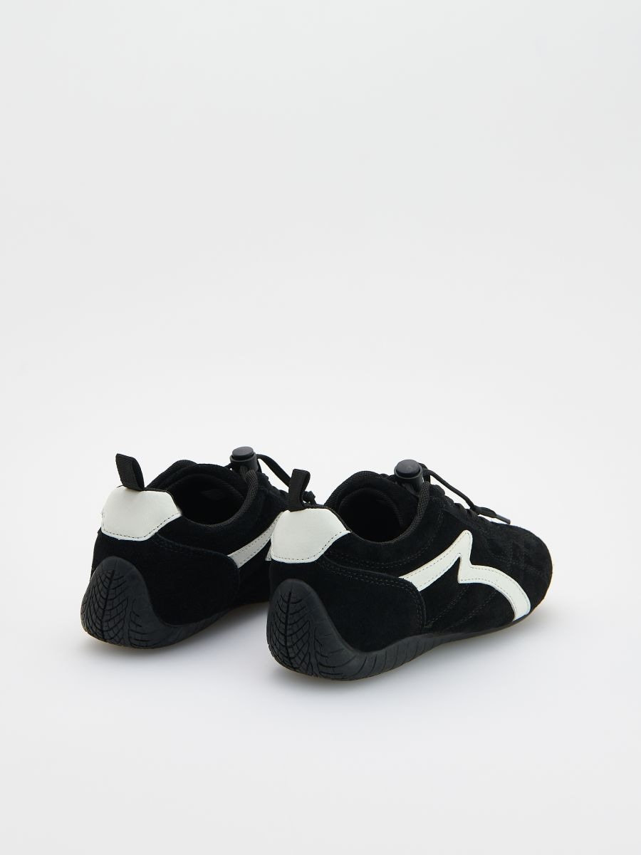 Leather trainers - black - RESERVED - 3