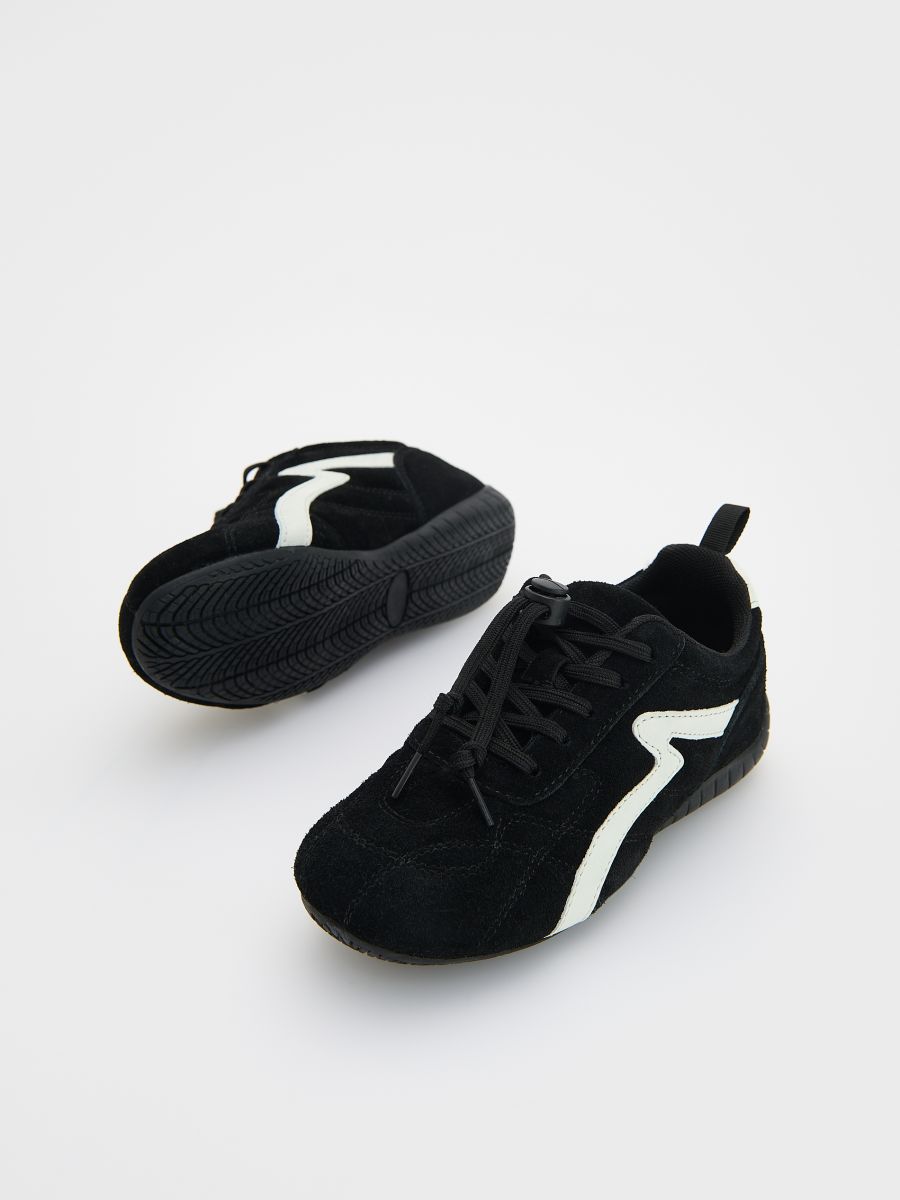 Leather trainers - black - RESERVED - 4