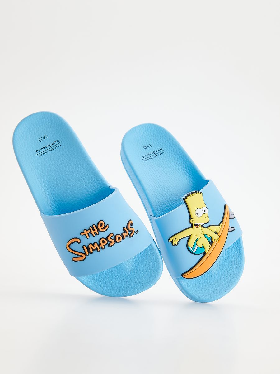 The Simpsons slides - light blue - RESERVED - 3