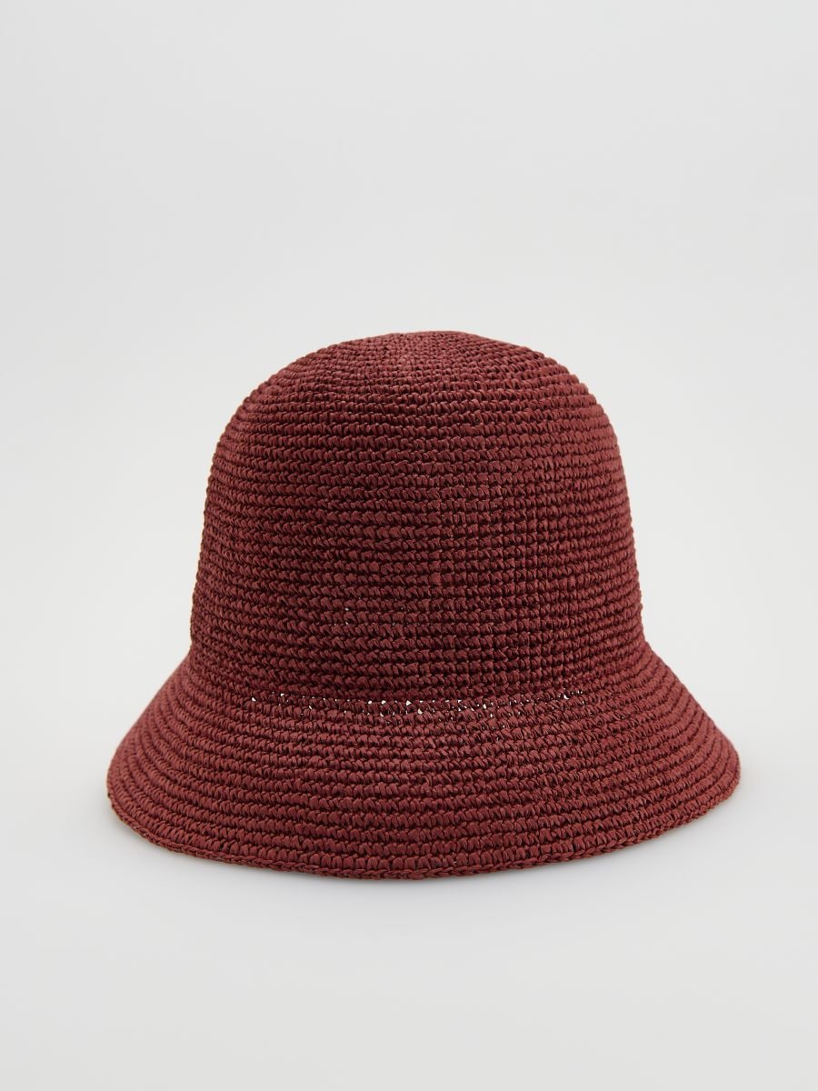Straw hat - copper - RESERVED - 2