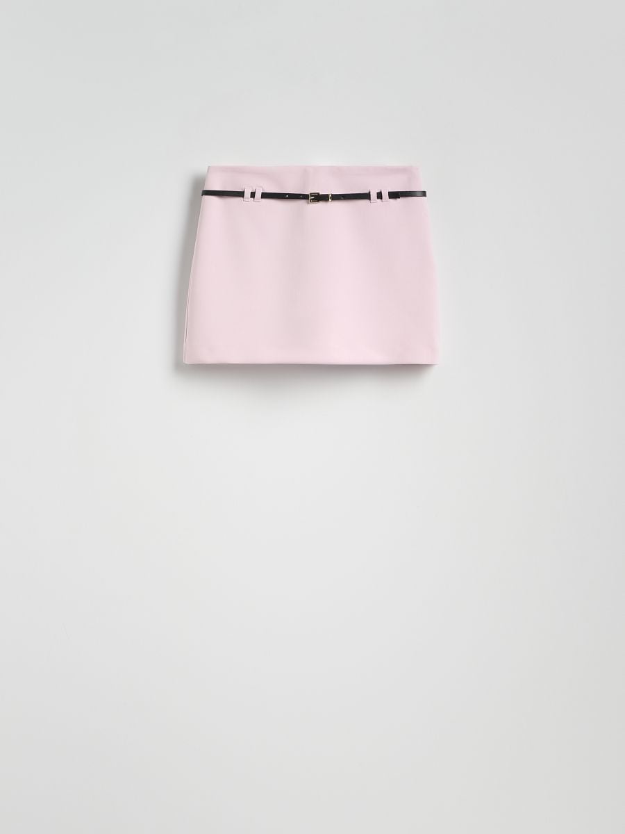 Gonna pantalone con cintura - rosa pastello - RESERVED