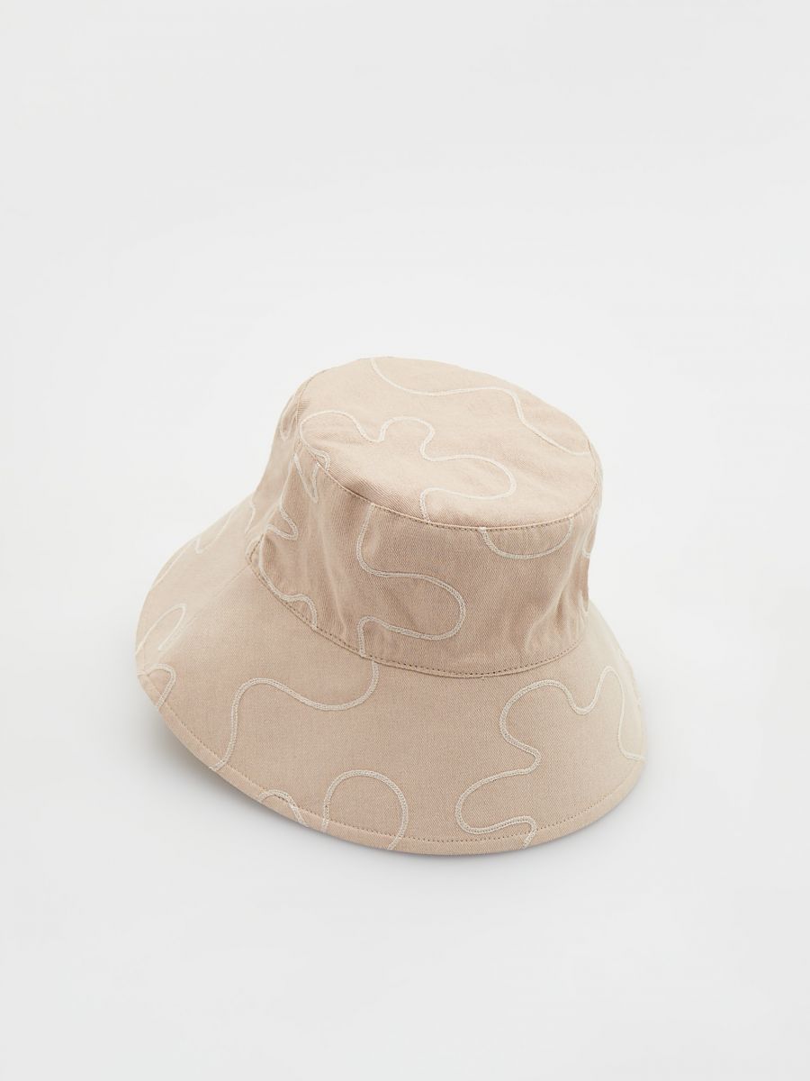 Šešir bucket hat SmileyWorld® - boja pšenice - RESERVED - 2