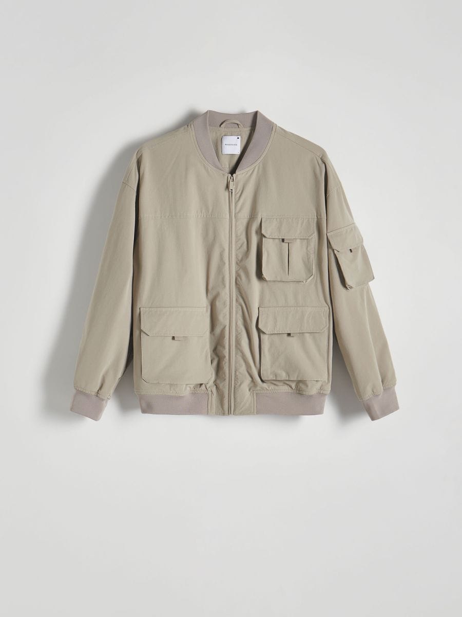 Bomber jacket - beige - RESERVED - 5
