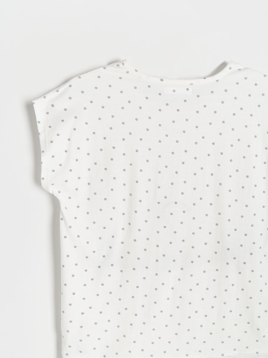 Zweiteiliges Pyjama-Set mit Spitzendetails - beige - RESERVED - 2
