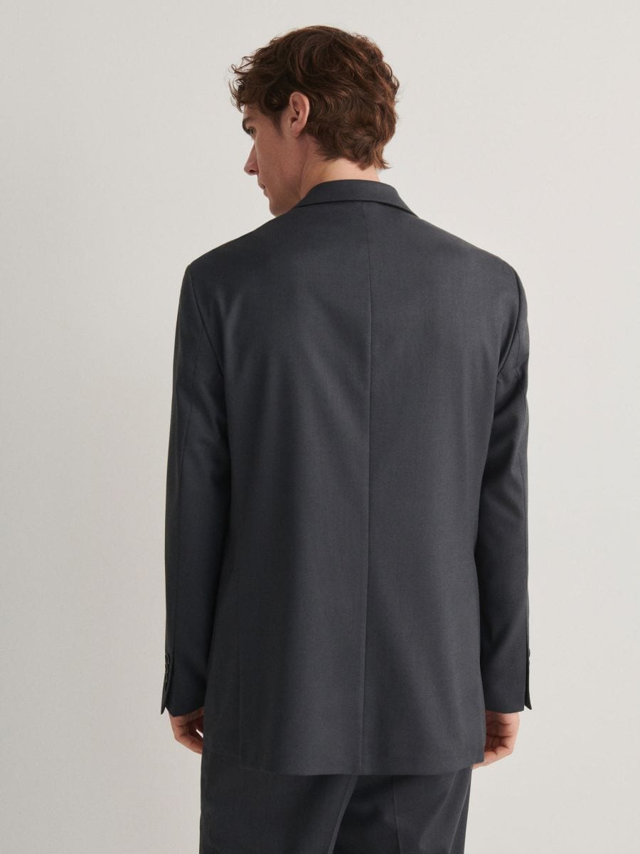 Marynarka slim fit - szary - RESERVED - 6