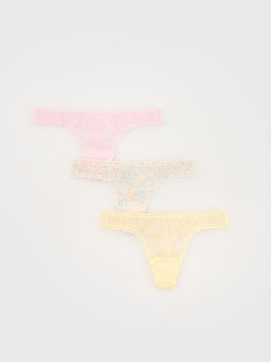 Tangas, 2er-Pack - pastellrosa - RESERVED - 2