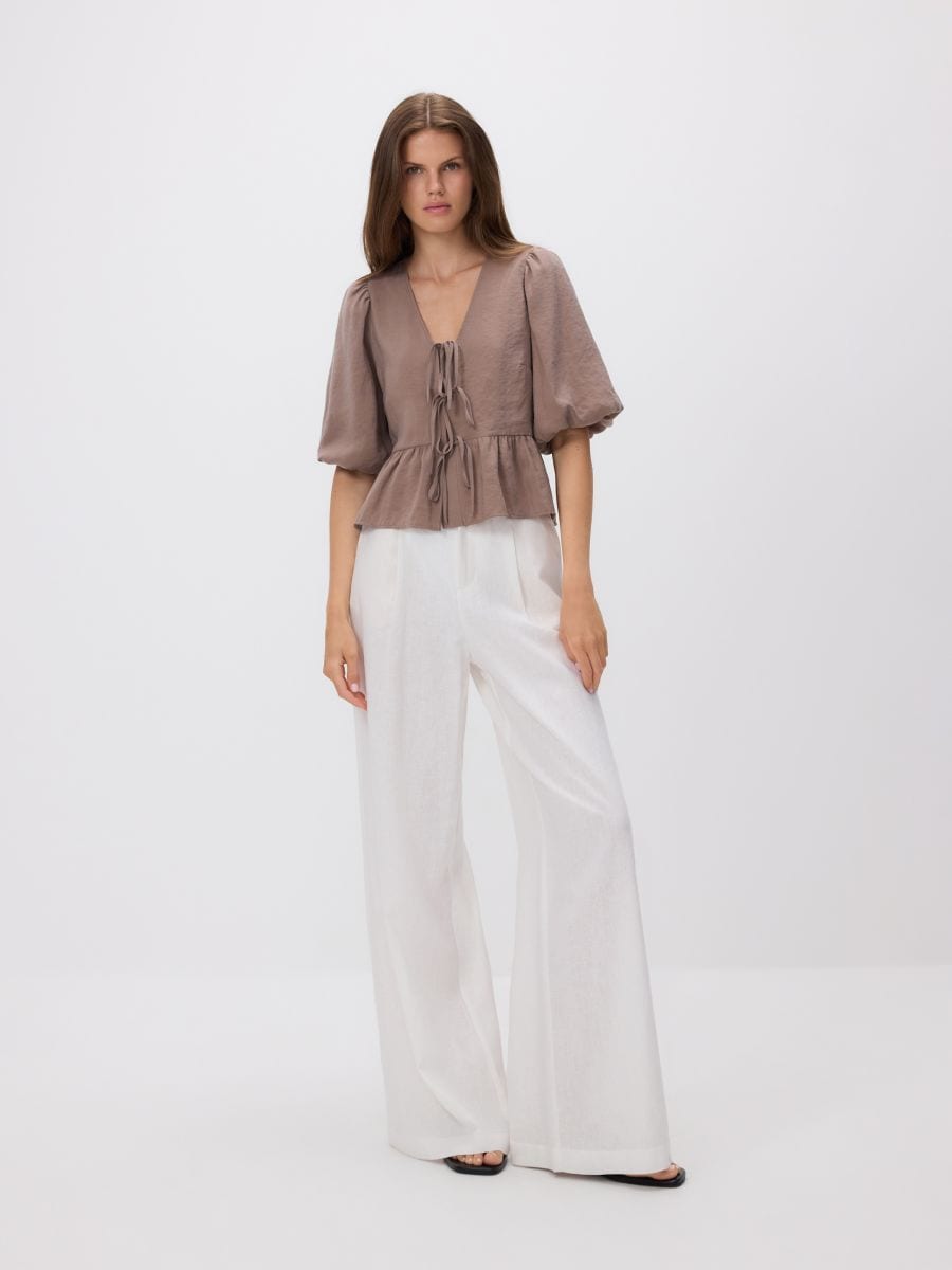Modal rich top - beige - RESERVED - 2