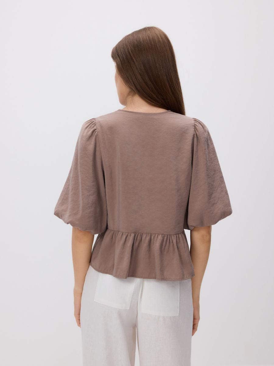 Modal rich top - beige - RESERVED - 4