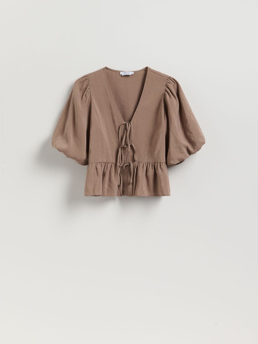 Top met hoog modalgehalte - beige - RESERVED - 5