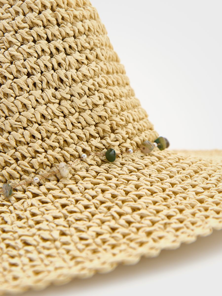LADIES` HAT - nude - RESERVED - 2