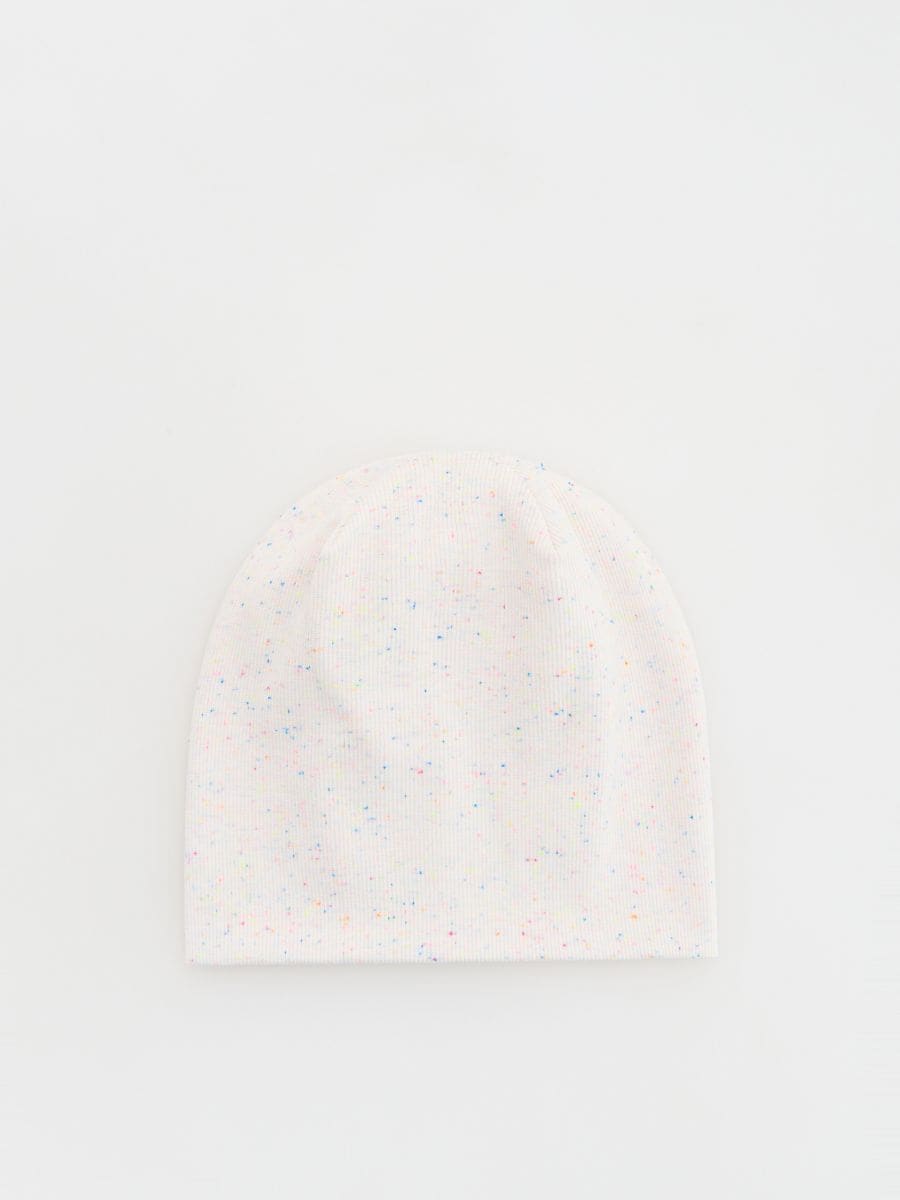 GIRLS` CAP - krem - RESERVED