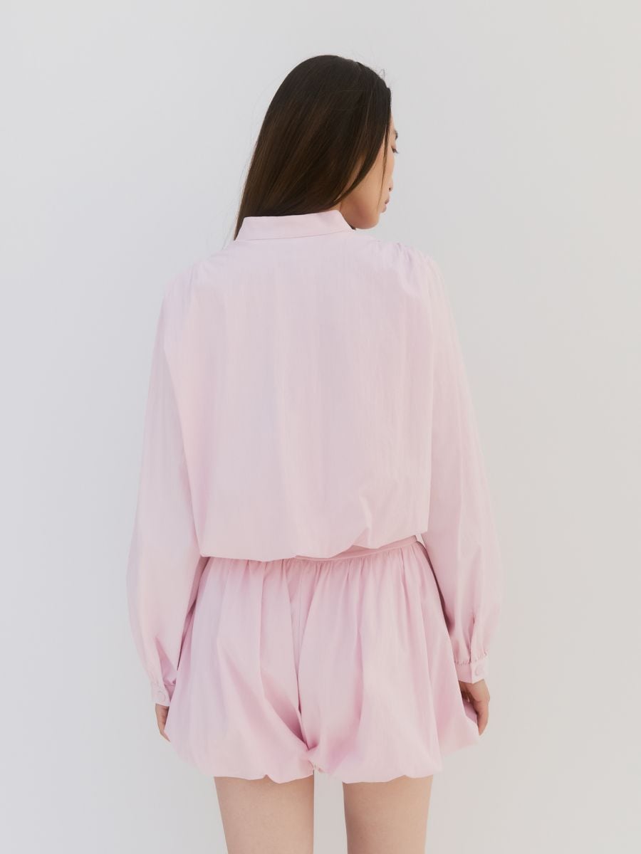 Bubble-style shorts - pastel pink - RESERVED - 3
