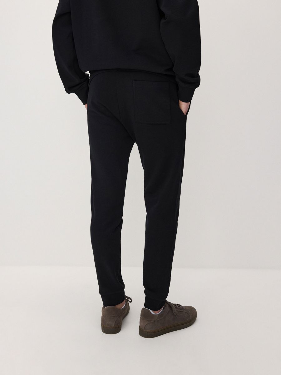 Sweatpants with cuffs - black - RESERVED - 2
