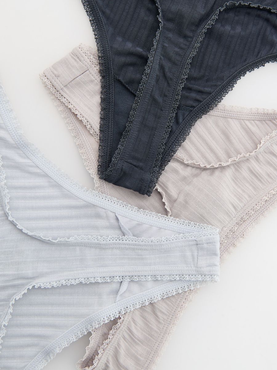 Tangas, 2er-Pack - blassblau - RESERVED - 4
