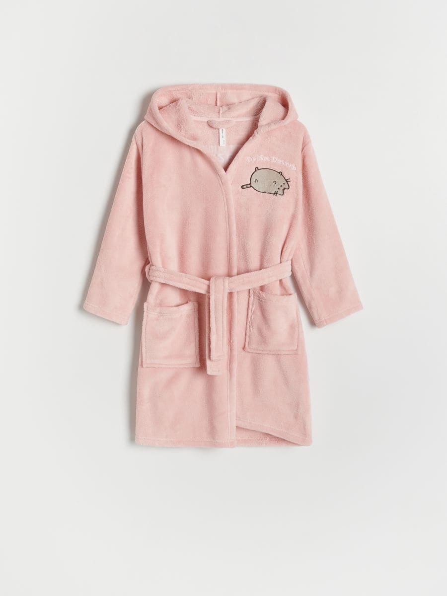 Pusheen dressing gown - dusty rose - RESERVED