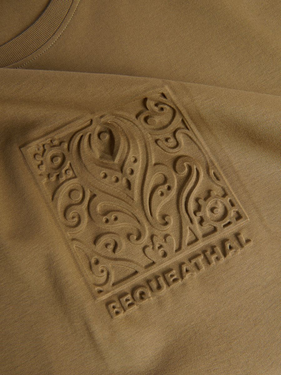 Regular fit T-shirt with appliqué - olive - RESERVED - 6