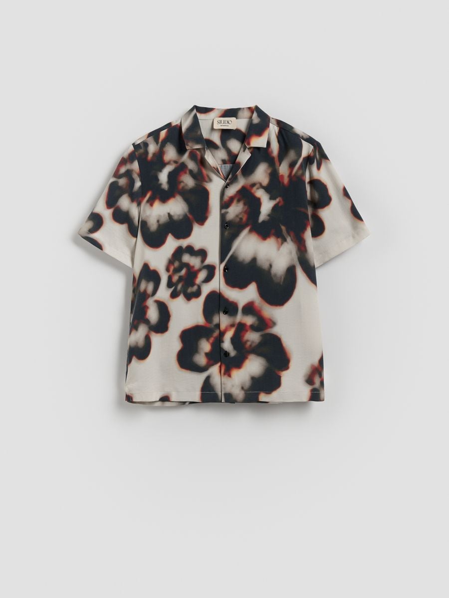 Camicia regular fit in lyocell - multicolore - RESERVED - 5