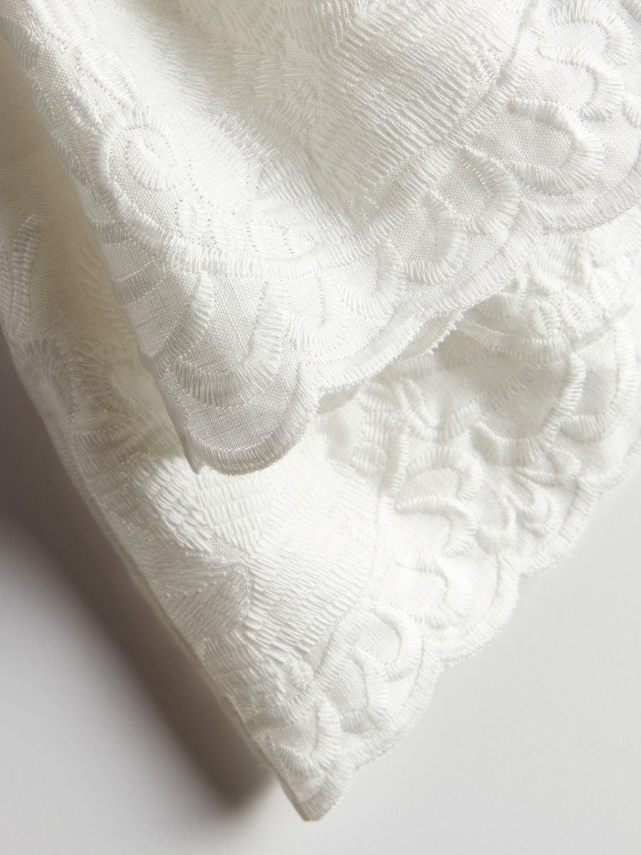 Linen shorts - white - RESERVED - 4