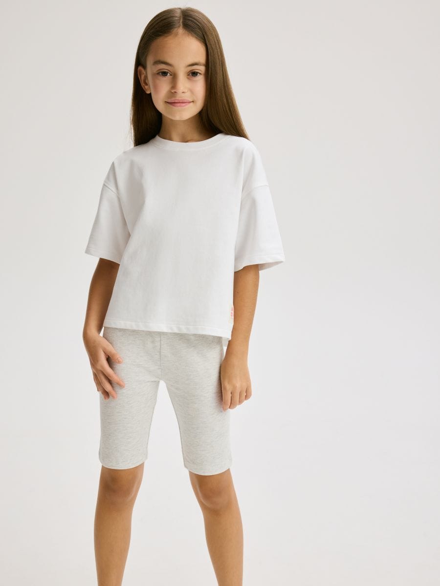 Ensemble en coton majoritaire - Gris clair - RESERVED - 5