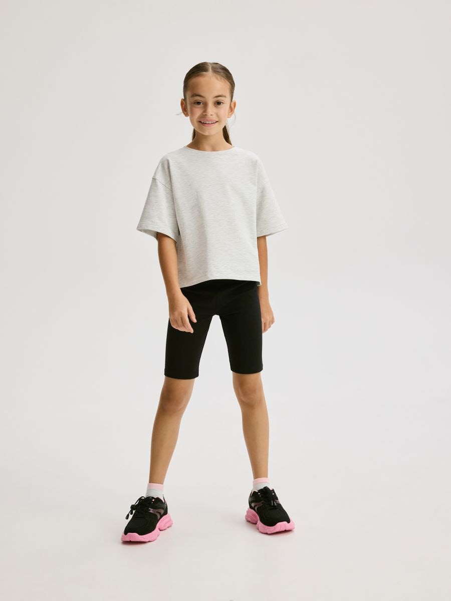 Ensemble en coton majoritaire - Noir - RESERVED - 2