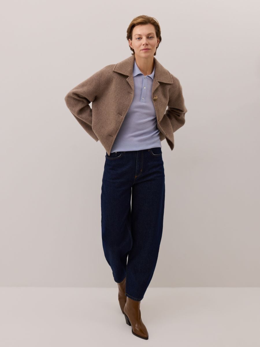 LADIES` JACKET - beige - RESERVED