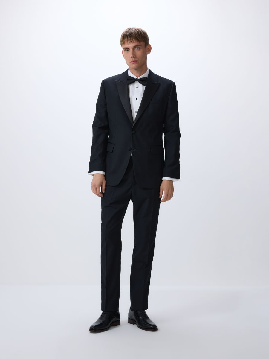 Tuxedo trousers - black - RESERVED