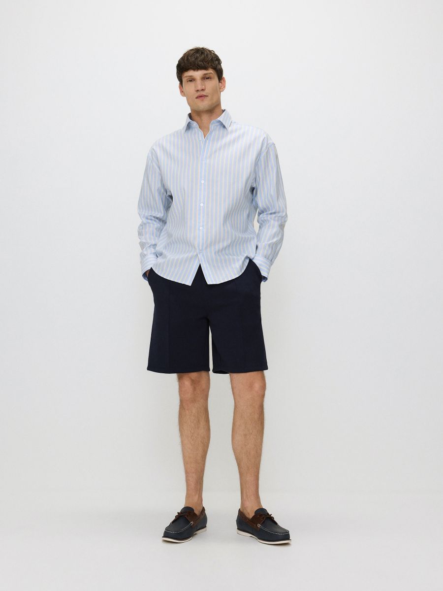 Relaxed fit stripe shirt - multicolor - RESERVED - 2