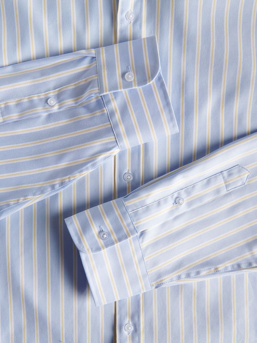 Relaxed fit stripe shirt - multicolor - RESERVED - 6