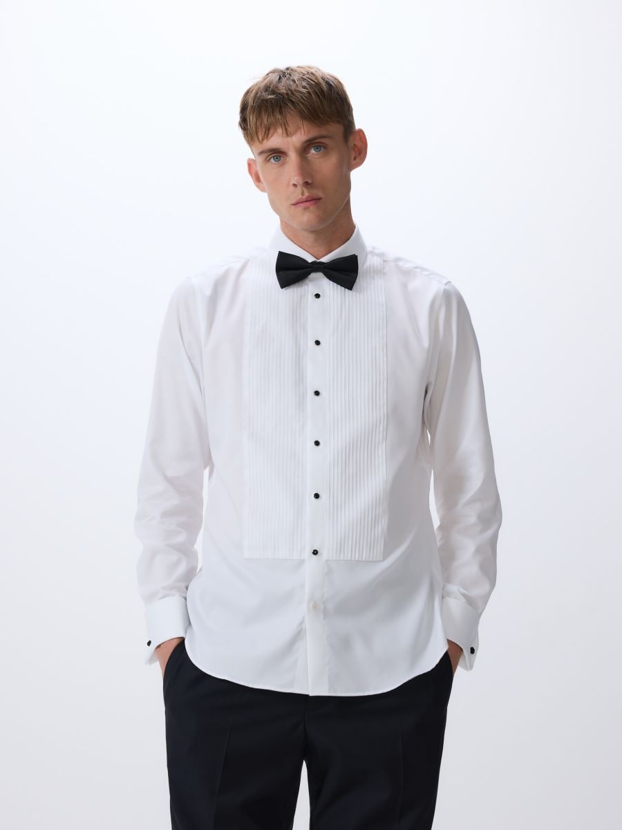 Chemise de smoking - Blanc - RESERVED