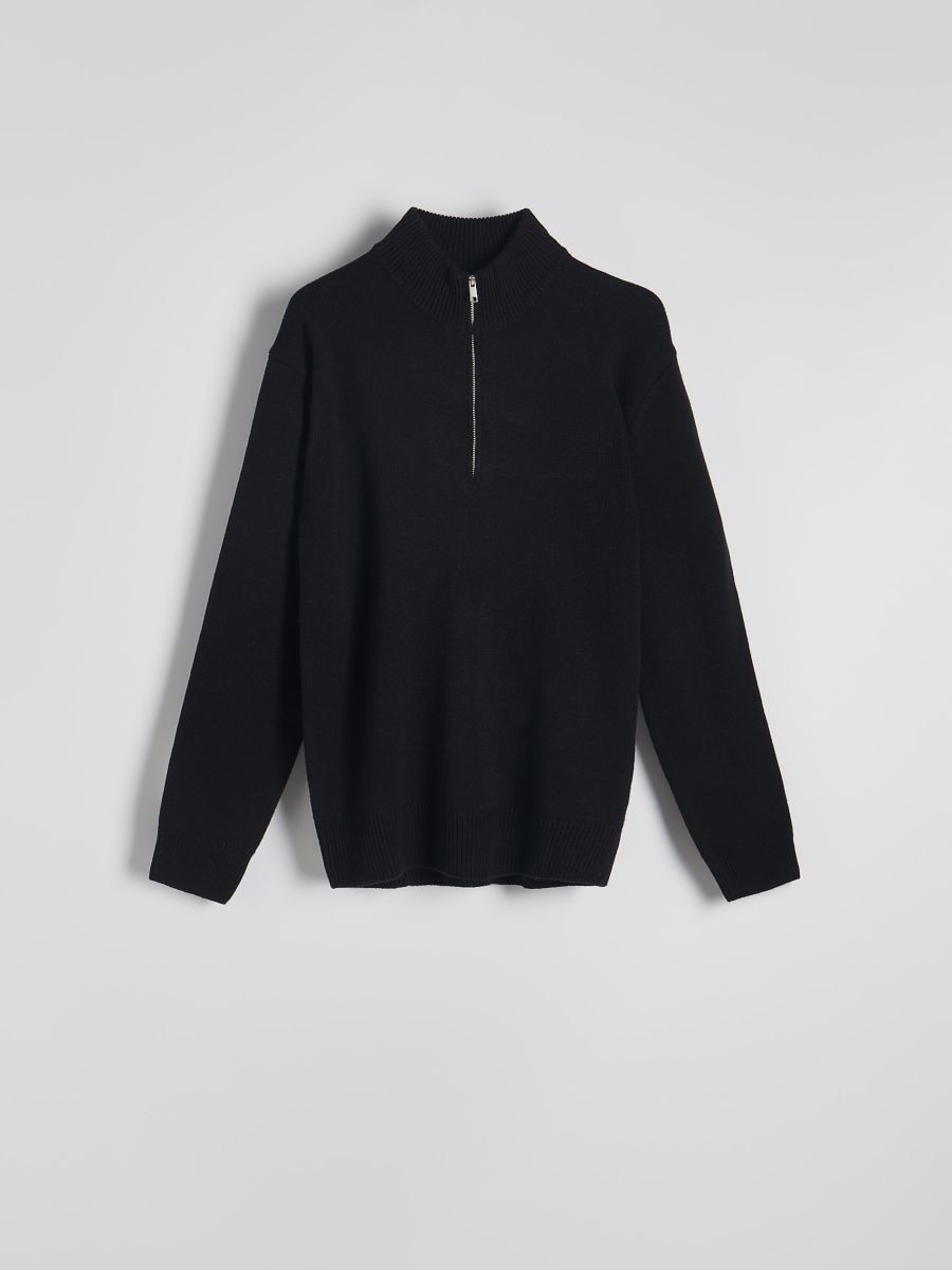 Jumper with wool blend - black - RESERVED - 5