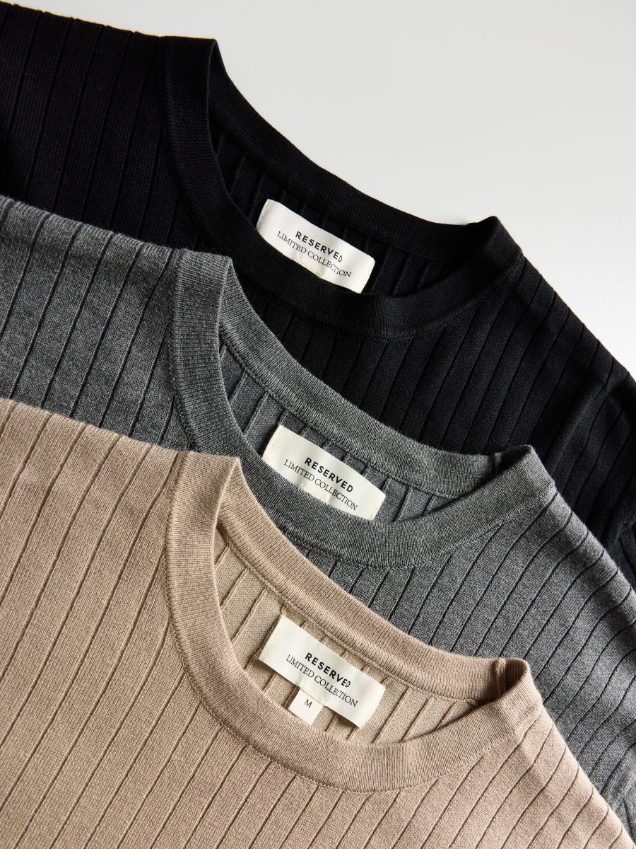 Sweater with viscose blend - black - RESERVED - 6