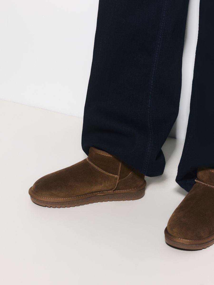 Suède snowboots - beige - RESERVED