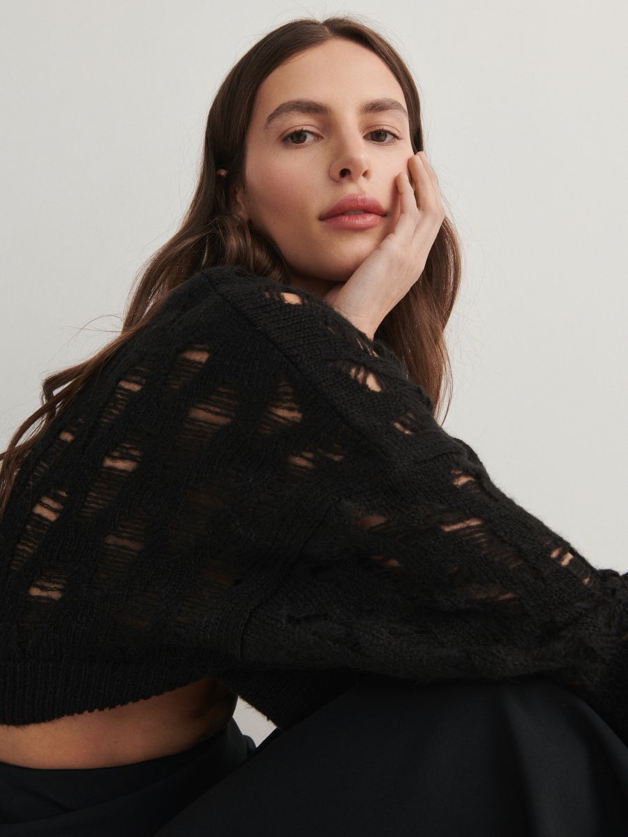 Distressed jumper - black - RESERVED - 2