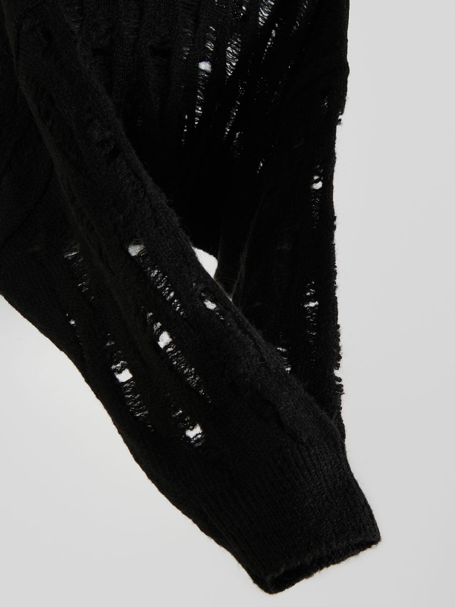 Distressed jumper - black - RESERVED - 4