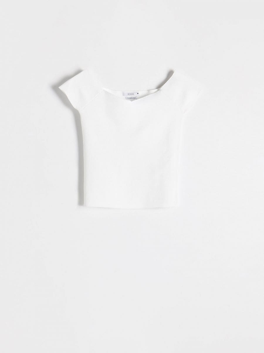 Fitted blouse - cream - RESERVED - 2