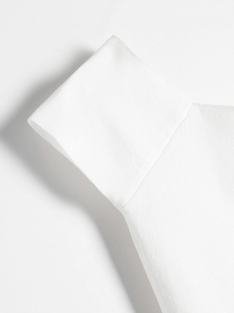 Fitted blouse - cream - RESERVED - 3