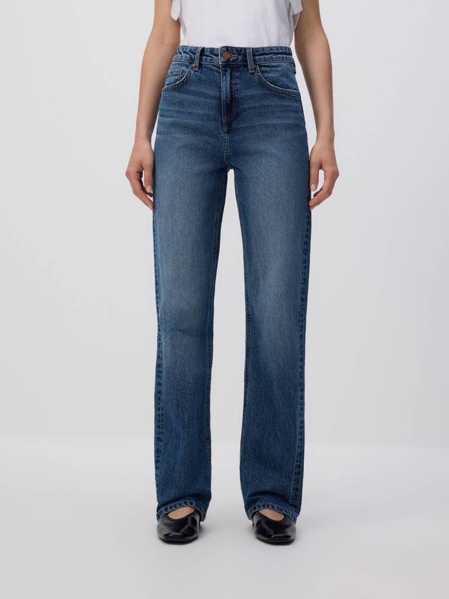 Straight leg jeans - navy - RESERVED