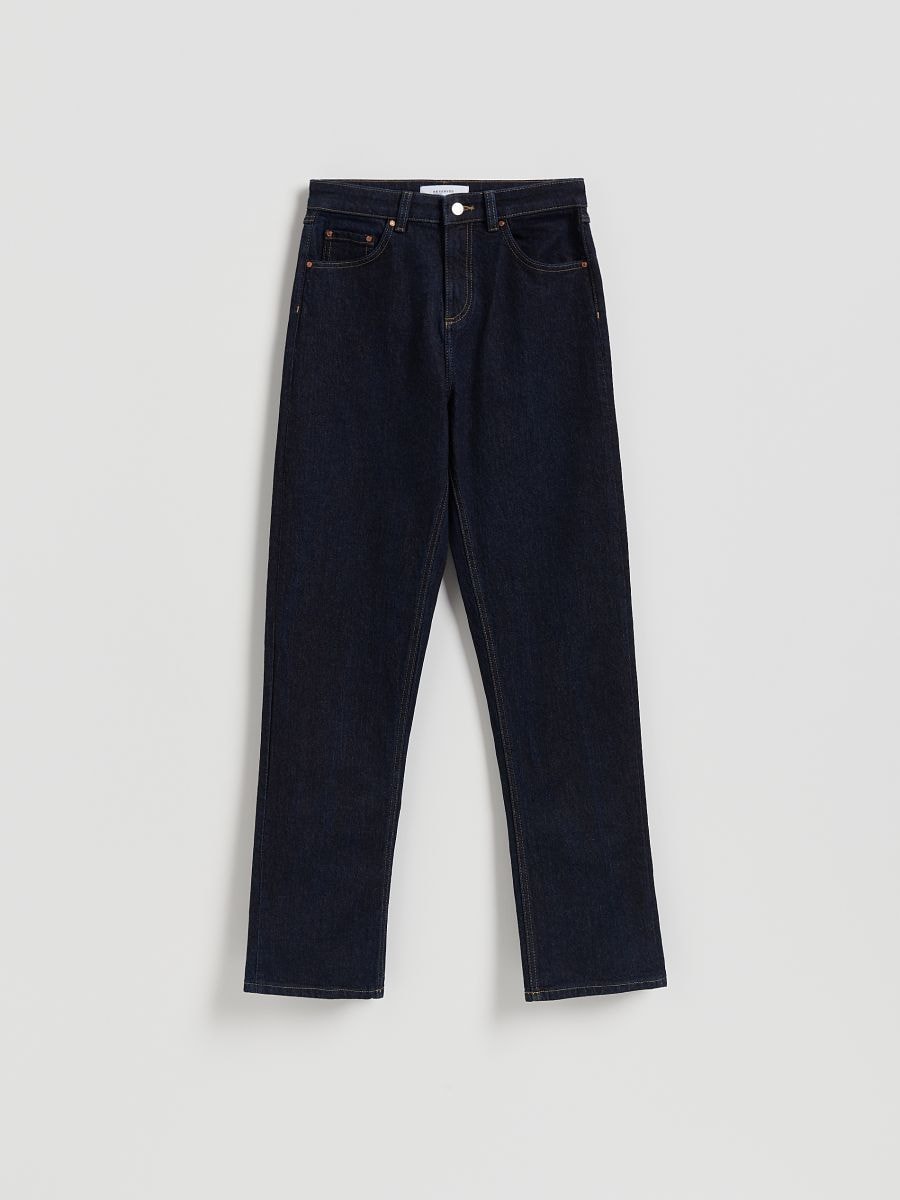 Straight leg jeans - steel blue - RESERVED