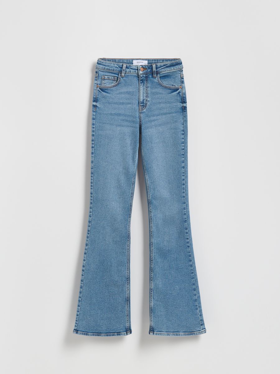 LADIES` JEANS TROUSERS - blue - RESERVED