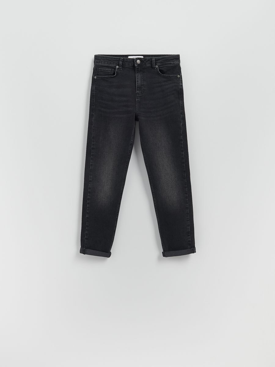 Boyfriend slim jeans - grey - RESERVED
