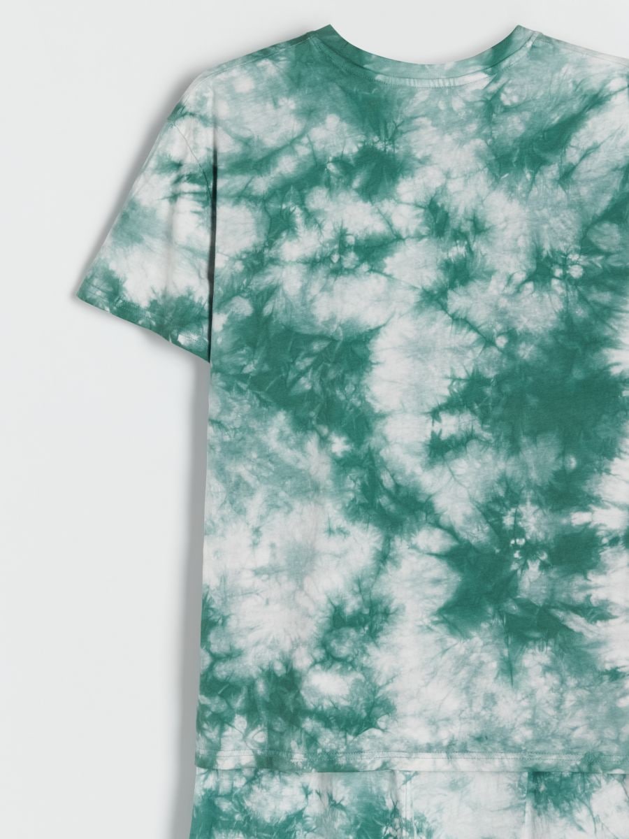 Tie dye two piece pyjama set - light green - RESERVED - 3
