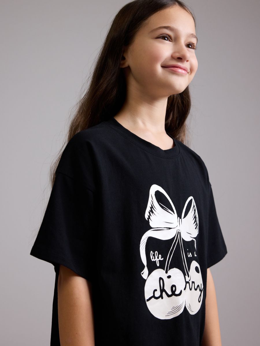 T-shirt with print - black - RESERVED - 4