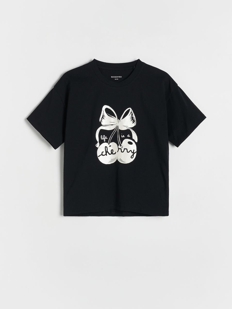 T-shirt with print - black - RESERVED - 2