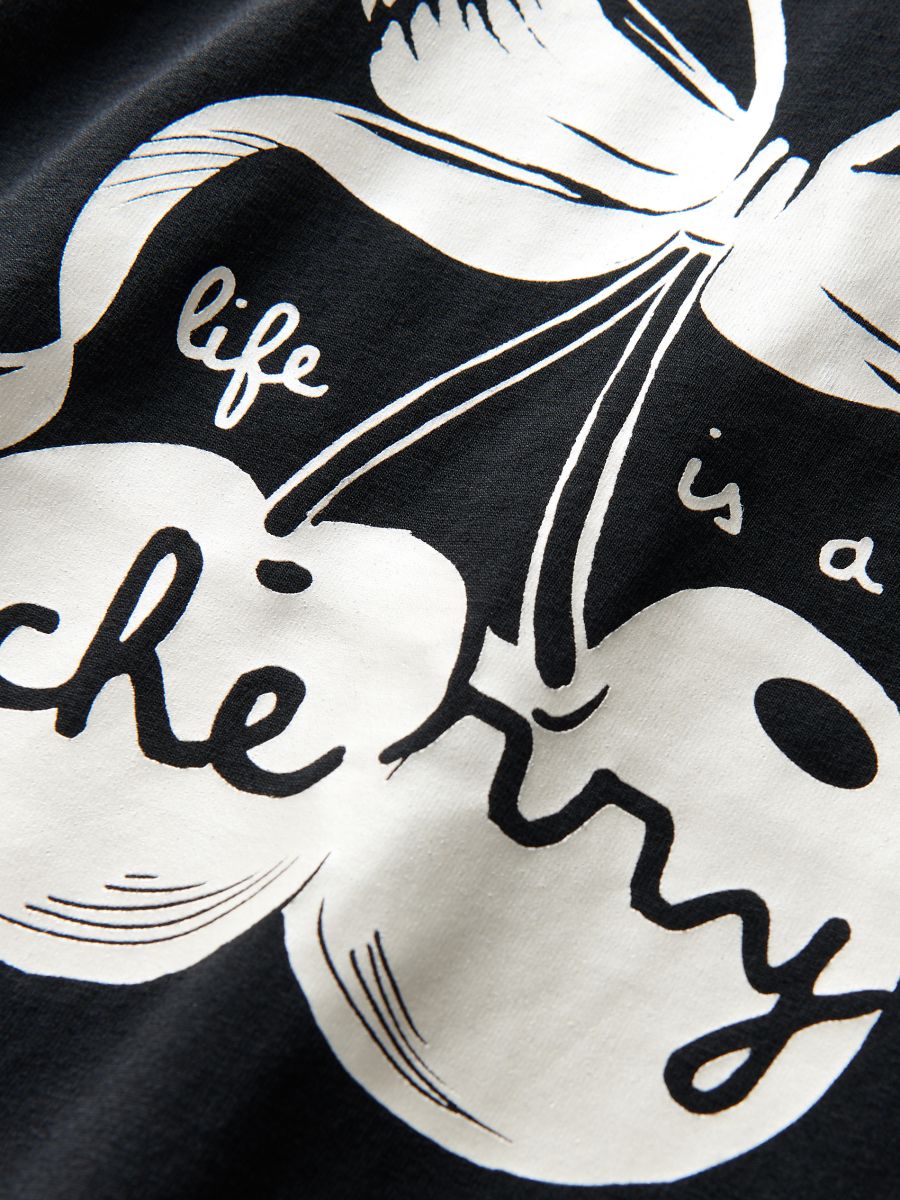 T-shirt with print - black - RESERVED - 5