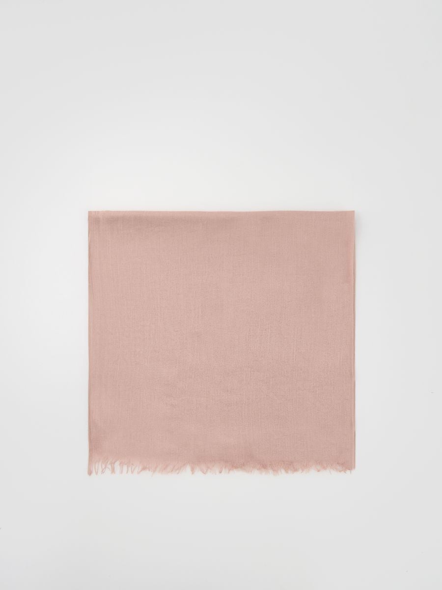 Plain scarf - pastel pink - RESERVED