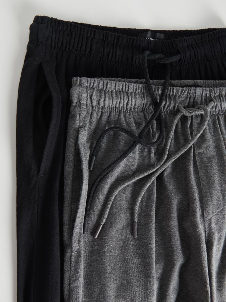 Pyjamahose, 2er-Pack - schwarz - RESERVED - 2