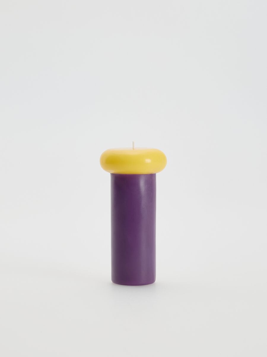 Pillar candle - multicolor - RESERVED - 2